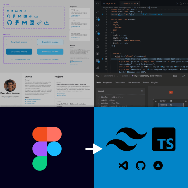 Figma to Frontend — Design system showcase